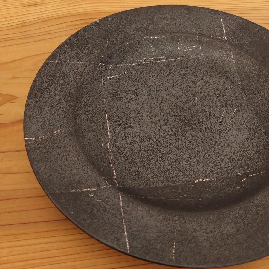 赤木明登】｜デザート皿・古銀 ～Online Shop｜紅椿それいゆ～