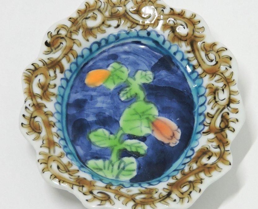 永井麻美子 百花手風輪花 小皿 永井麻美子／陶芸作品 - Online Shop｜紅椿それいゆ