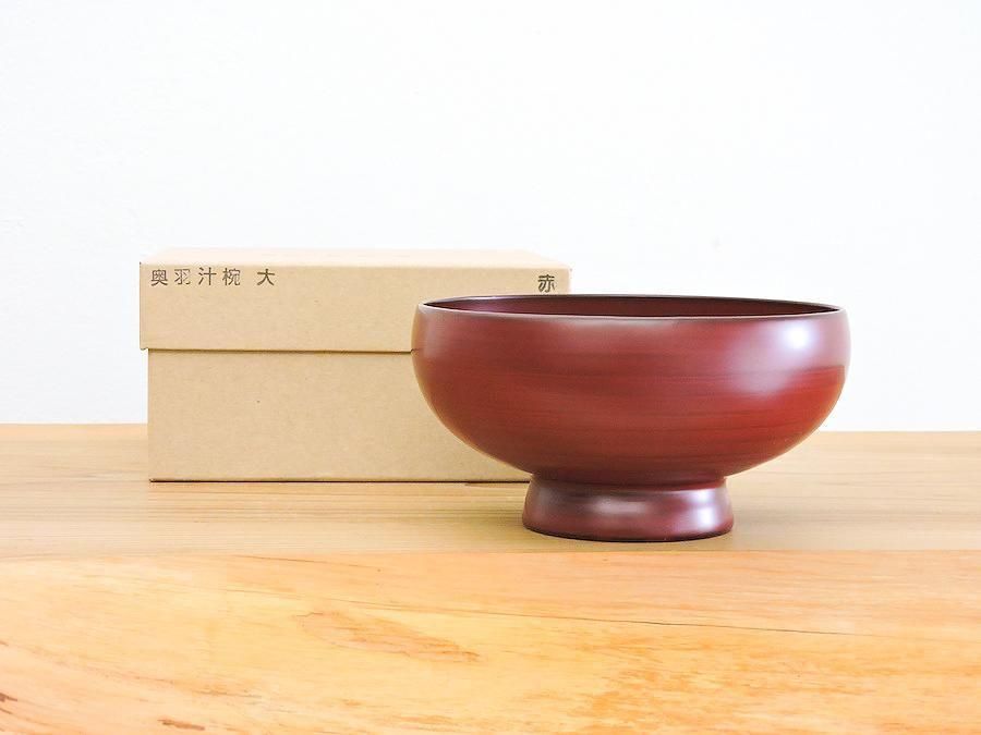 赤木明登】｜ 奥羽汁椀／大・赤 ～Online Shop｜紅椿それいゆ～