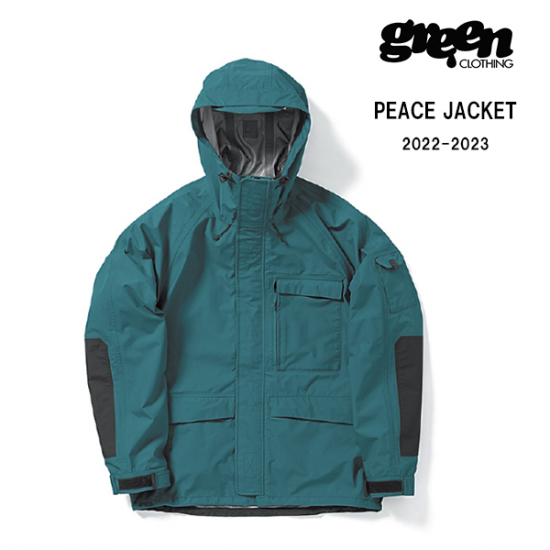 green 【SALE/正規販売店】2024-25 greenclothing Peace Jacket