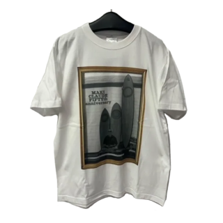 <img class='new_mark_img1' src='https://img.shop-pro.jp/img/new/icons1.gif' style='border:none;display:inline;margin:0px;padding:0px;width:auto;' />Claude Maki 50th Anniversary Tee Shirt ¢50еǰT White ۥ磻