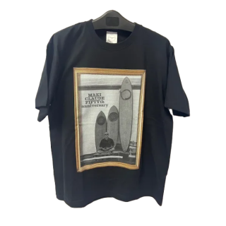 <img class='new_mark_img1' src='https://img.shop-pro.jp/img/new/icons1.gif' style='border:none;display:inline;margin:0px;padding:0px;width:auto;' />Claude Maki 50th Anniversary Tee Shirt ¢50еǰT Black ֥å