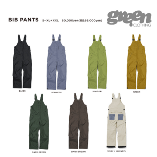 <img class='new_mark_img1' src='https://img.shop-pro.jp/img/new/icons1.gif' style='border:none;display:inline;margin:0px;padding:0px;width:auto;' />25-26ͽʡ ͽʧGREEN CLOTHING ꡼󥯥 BIB PANTS ӥ ѥġǼ2025ǯ11ͽ