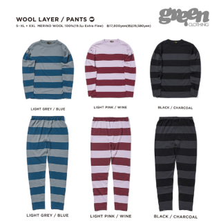 <img class='new_mark_img1' src='https://img.shop-pro.jp/img/new/icons1.gif' style='border:none;display:inline;margin:0px;padding:0px;width:auto;' />25-26ͽʡ ʰʧGREEN CLOTHING ꡼󥯥 WOOL LAYER / PANTSǼ2025ǯ11ͽ