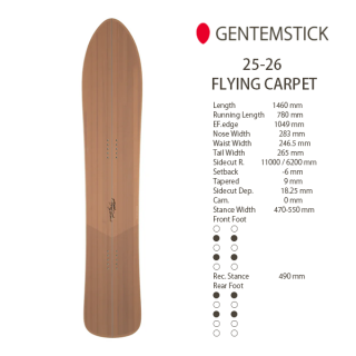 25-26ͽʡ ʰʧGENTEMSTICK ƥ󥹥ƥå 25-26 FLYING CARPET ե饤󥰥ڥåȡǼ2025ǯ62026ǯ2ͽ