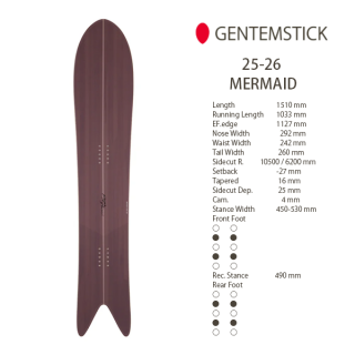 25-26ͽʡ ʰʧGENTEMSTICK ƥ󥹥ƥå 25-26 MERMAID ޡᥤɡǼ2025ǯ62026ǯ2ͽ