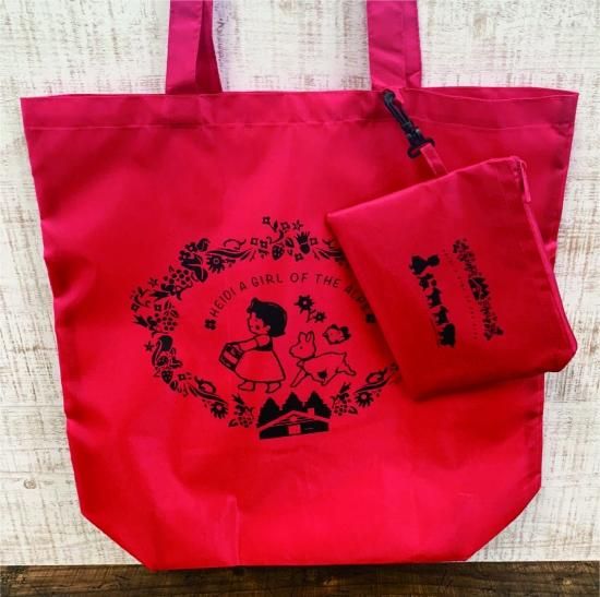 アルプスの少女ハイジ 携帯バッグ ハイジとユキちゃん柄 - NAME-HOUSE