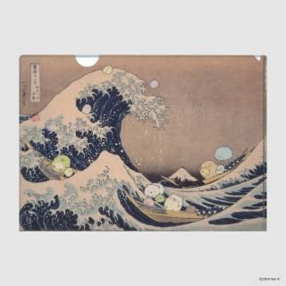 Sumikkogurashi×葛飾北斎/耐光耐水ステッカー《凱風快晴 Sumikkogurashi×葛飾北斎/耐光耐水ステッカー《凱風快晴