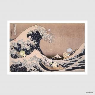 Sumikkogurashi× 歌川広重 / ポストカード《日本橋》 - NAME Sumikkogurashi× 歌川広重 / ポストカード《日本橋》 - NAME
