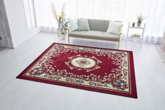 洗えるラグ マット プエブロ エンジ 200cm×300cm 国産 洗えるラグ マット プエブロ エンジ 200cm×300cm 国産