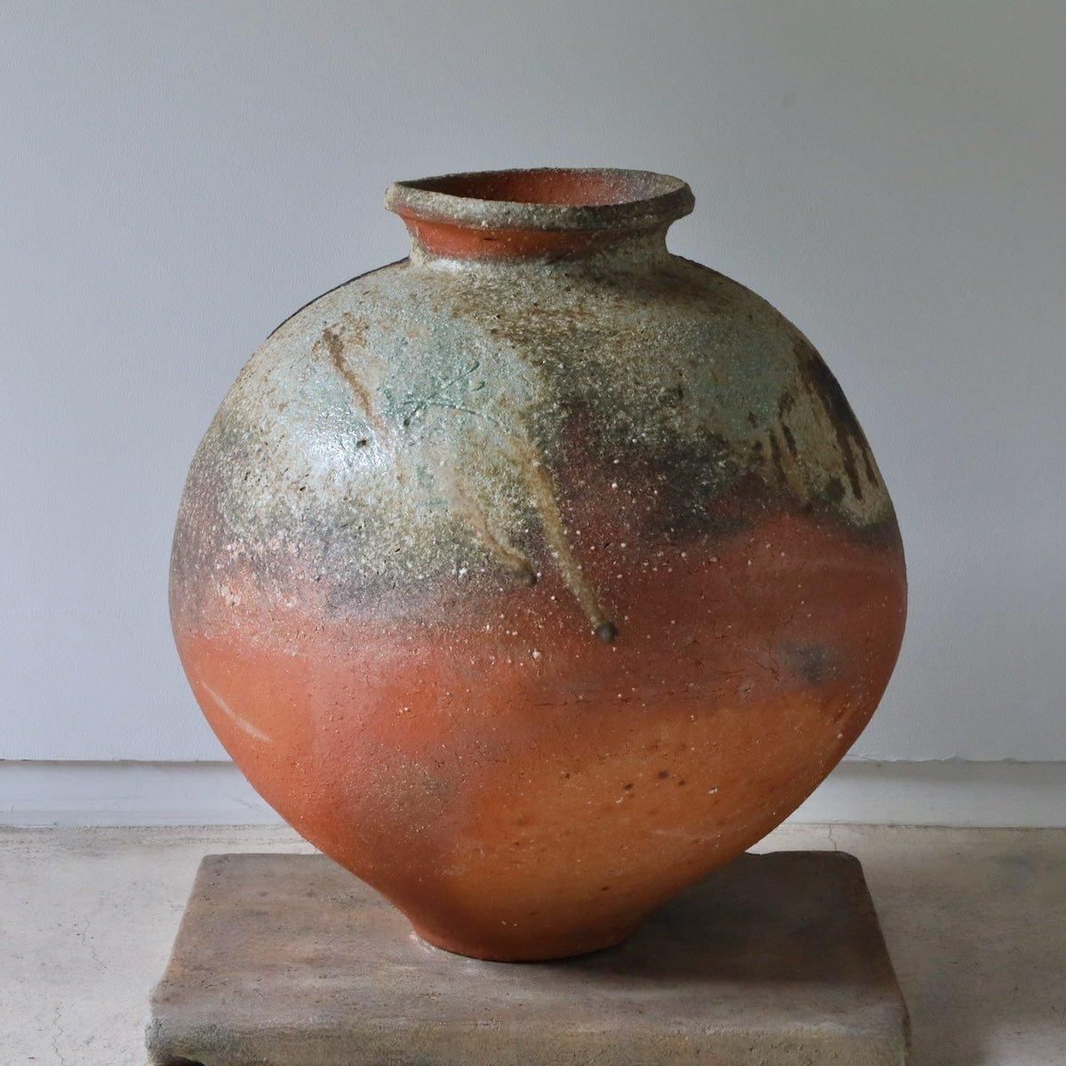 辻村塊 信楽壺 - ギャラリー遊形 オンラインストア｜京都「俵屋旅館