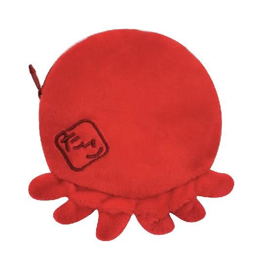 ジッパーコインケース まりん（タコ） - ゆるくて可愛いアイテム