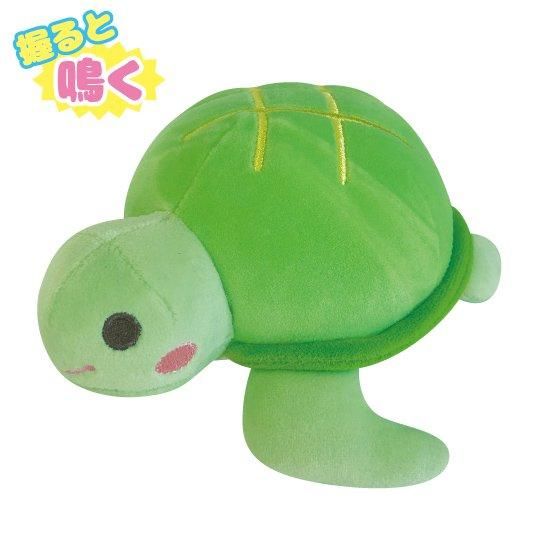 ぷてぃまりん ぱすてる 笛入りぬいぐるみ (カメ) - ゆるくて可愛い