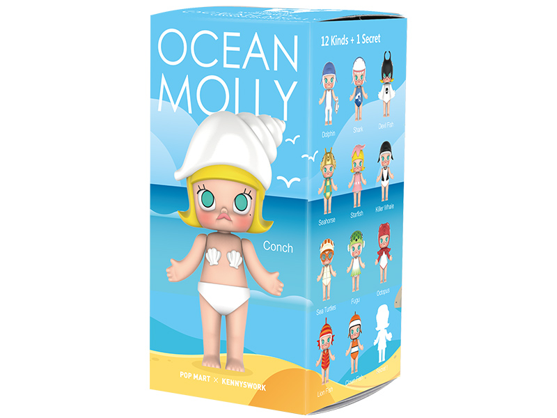 Amazon | POPMART MOLLY可愛い海の生き物たちシリーズ1 BOX