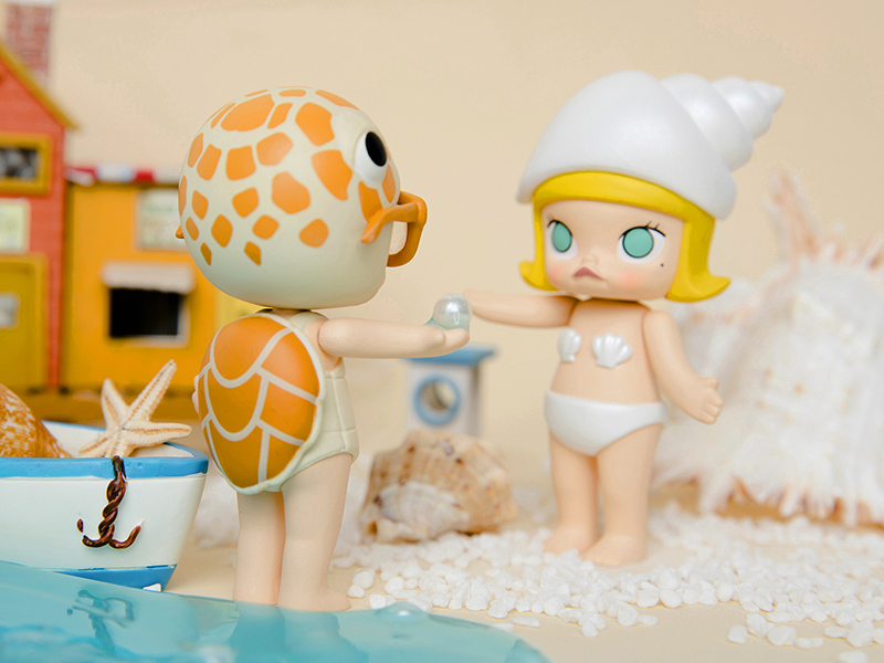 MOLLY 可愛い海の生き物たちシリーズ1【ピース】 - POP MART