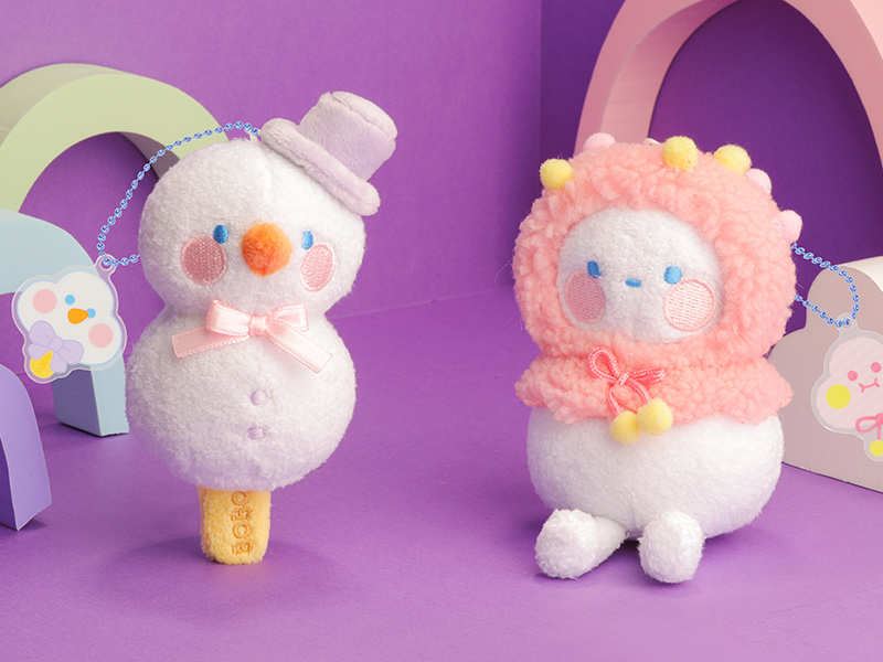 BOBO & COCO スイーツシリーズ ボールチェーン付きぬいぐるみ BOBO & COCO スイーツシリーズ ボールチェーン付きぬいぐるみ