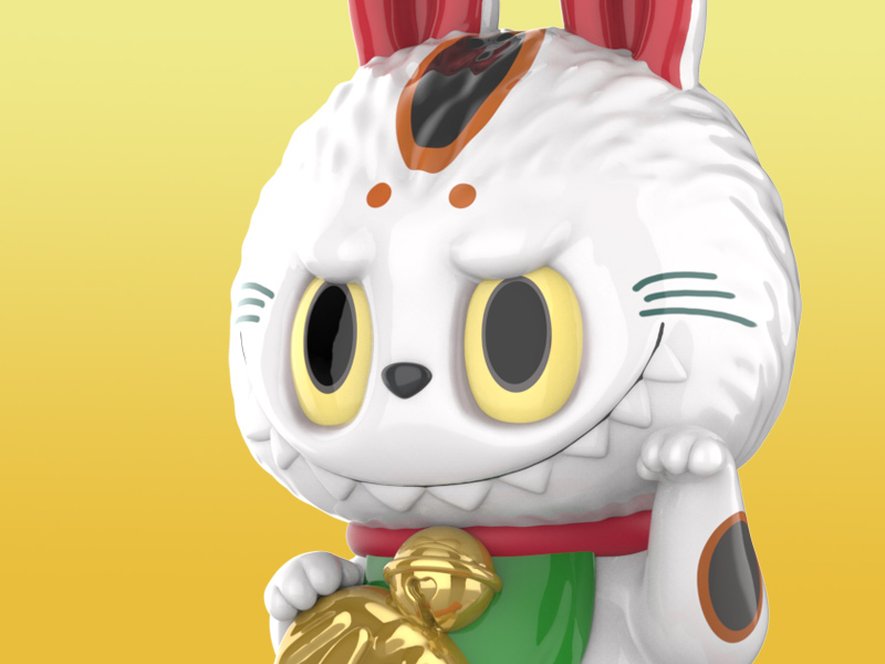 正規品 LABUBU 招き猫 ラブブ MANEKI POP MART 新品未開封