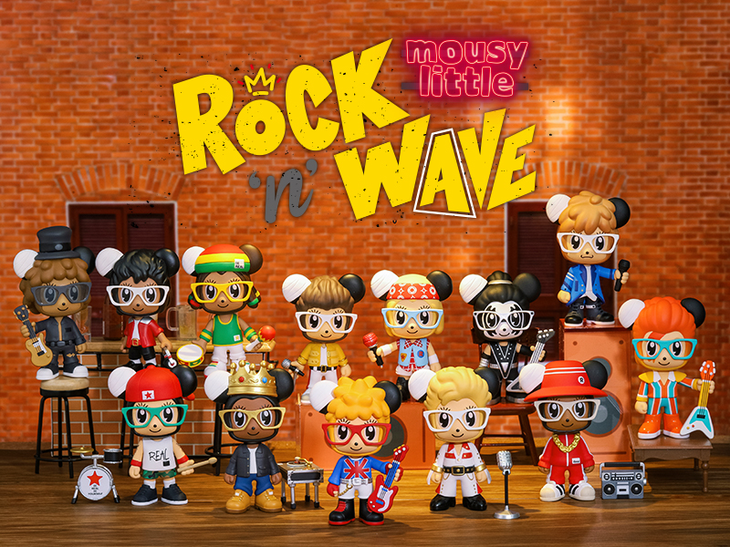 MOUSY LITTLE ROCK 'N' WAVEシリーズ【アソートボックス】 - POP MART ...