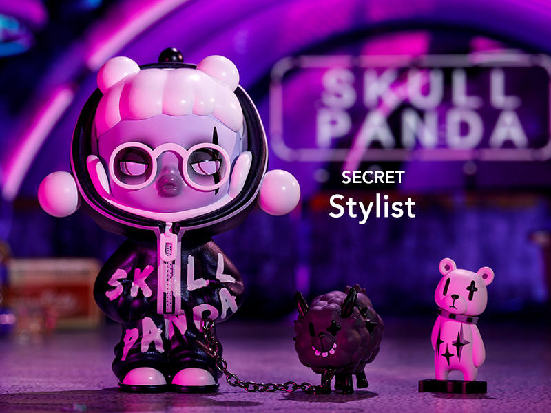 popmart スカルパンダskullpanda baby ピンク　海外限定