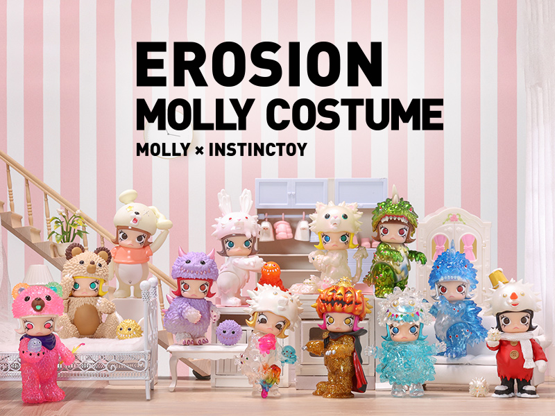 MOLLY × INSTINCTOY EROSION MOLLY COSTUME シリーズ【アソートボックス】 - POP MART JAPAN  オンラインショップ