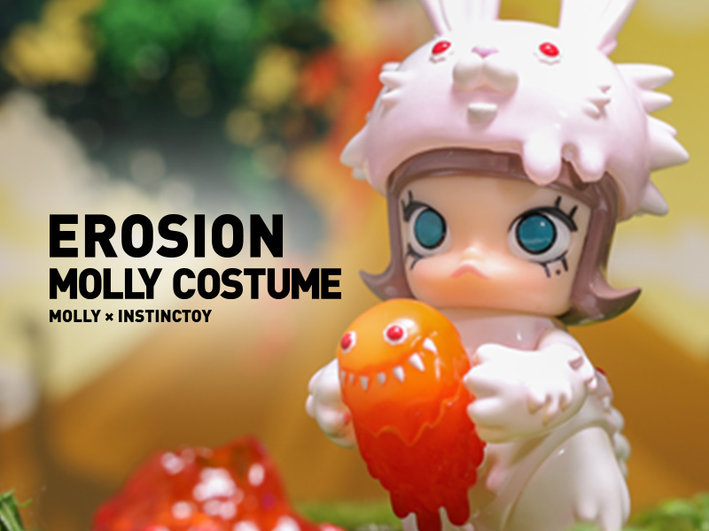 MOLLY × INSTINCTOY EROSION MOLLY COSTUME シリーズ【ピース】 - POP MART JAPAN  オンラインショップ