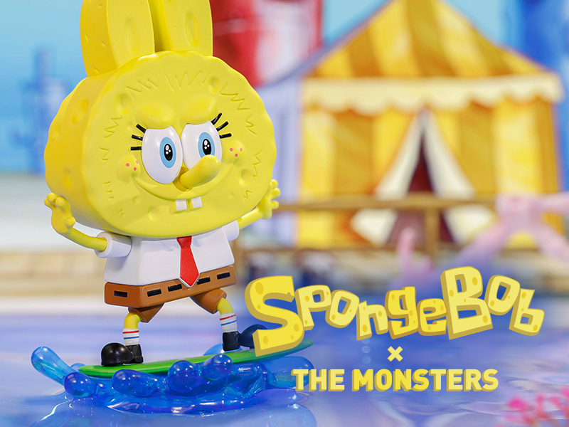 LABUBU × SpongeBob pop mart JAPAN ラブブ スポンジボブ-
