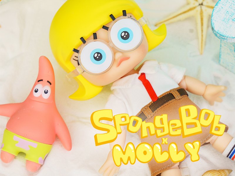 MOLLY × SpongeBob アクションフィギュア