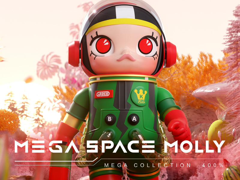 POPMART JP 400％ SPACE MOLLY WATERMELON | wic-capital.net