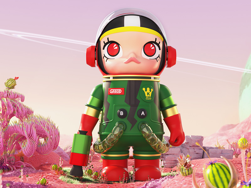 MEGA コレクション 400％ SPACE MOLLY WATERMELON【限定品】 - POP ...