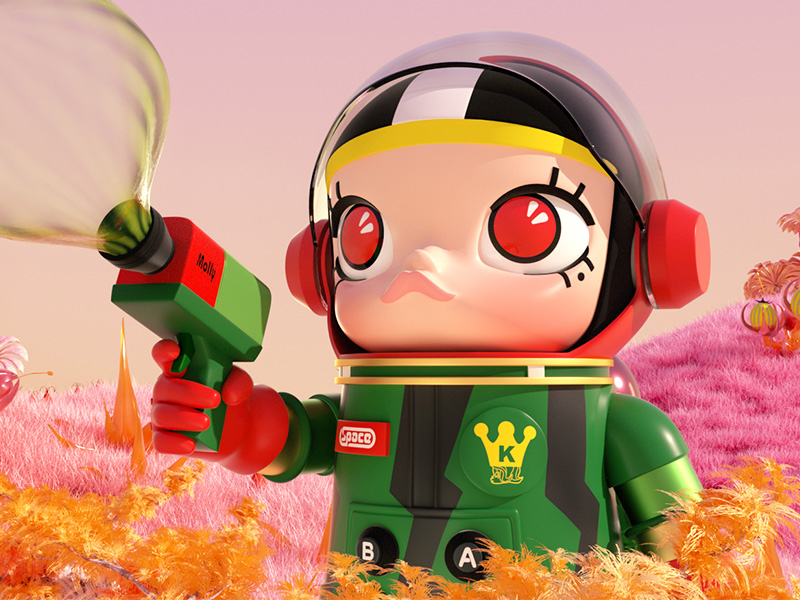 MEGA コレクション 400％ SPACE MOLLY WATERMELON【限定品】 - POP ...