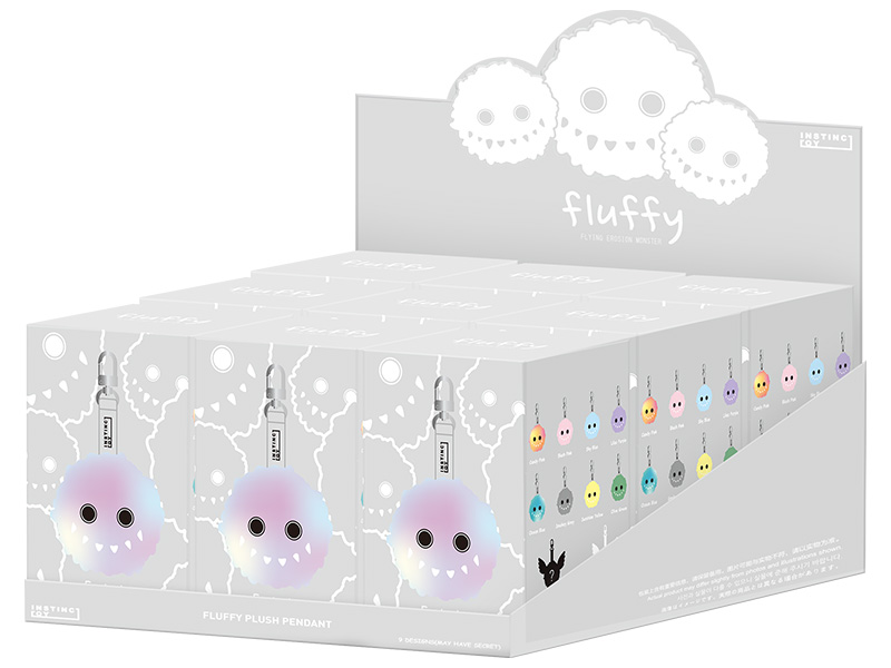 INSTINCTOY × POP MART Fluffy Plush Strap シリーズ【アソート