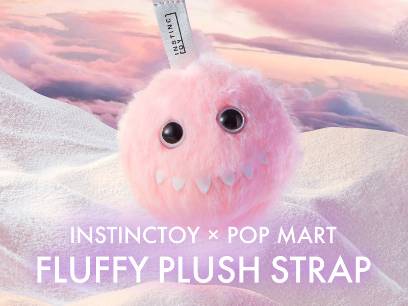 INSTINCTOY × POP MART Fluffy Plush Strap シリーズ【ピース】 - POP MART JAPAN  オンラインショップ