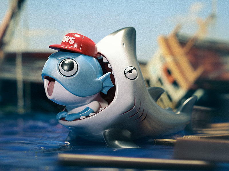 JAWS × THE BIGGIE FISH ビッグサイズ - POP MART JAPAN JAWS × THE BIGGIE FISH ビッグサイズ - POP MART JAPAN