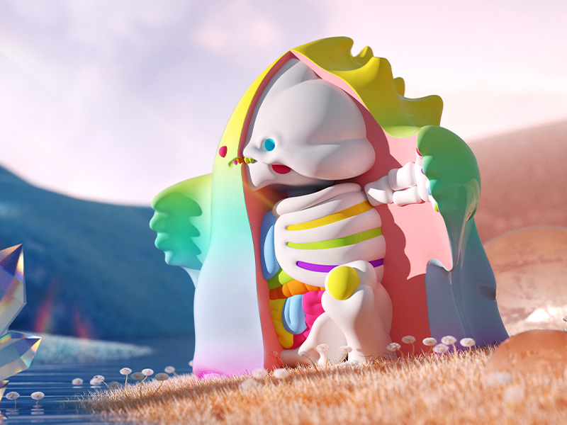 MEGA コレクション 400％ YUKI RAINBOW【限定品】 - POP MART