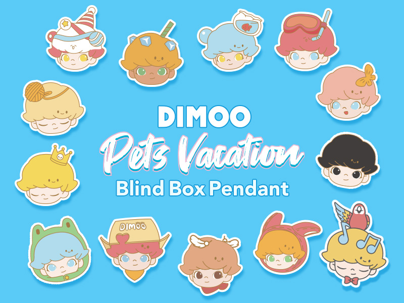 363円 最大80％オフ！ DIMOO ディムー Pets Vacation ペット バケーション シリーズ ピース POP MART公式 ポップマート ブラインドボックス