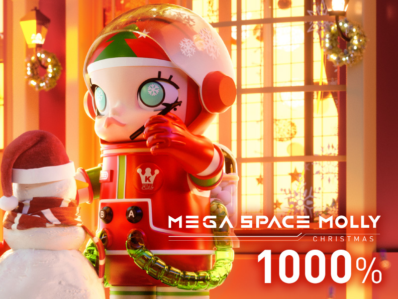 MEGA コレクション 1000% SPACE MOLLY CHRISTMAS【限定品】 - POP MART ...