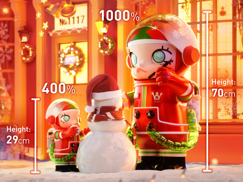 MEGA コレクション 1000% SPACE MOLLY CHRISTMAS【限定品】 - POP MART ...