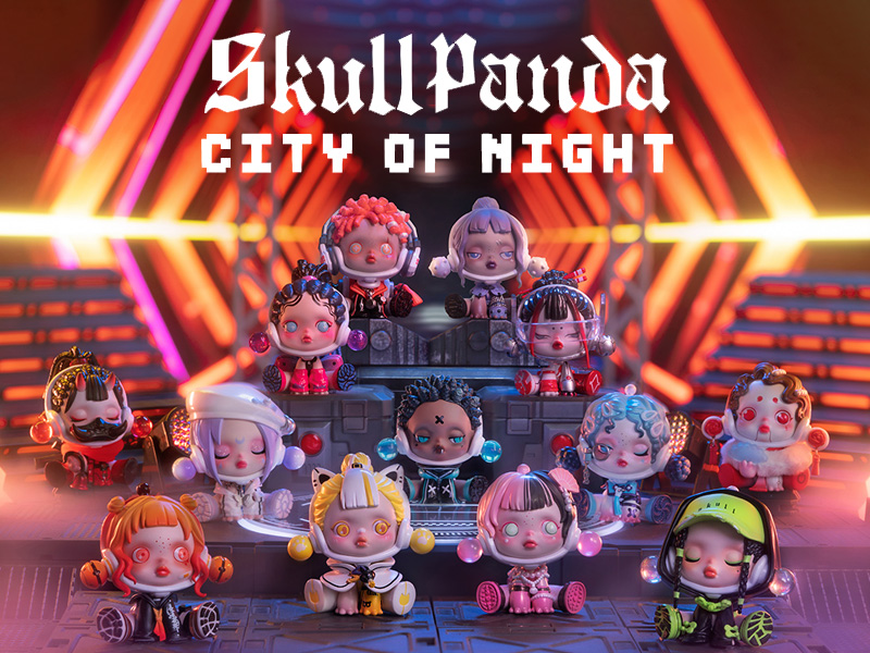 SKULLPANDA City of Night シリーズ【アソートボックス】 - POP MART JAPAN オンラインショップ