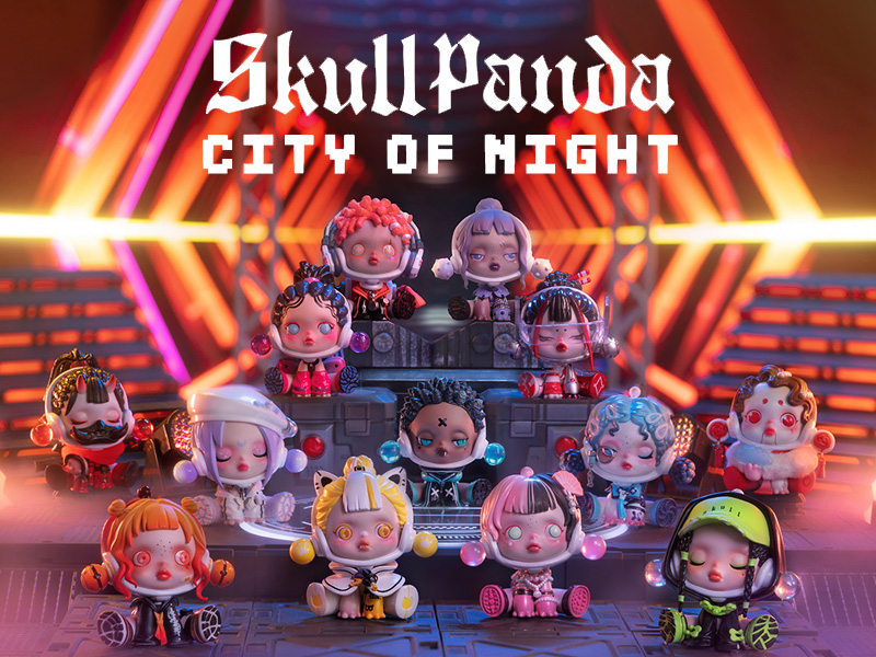 POPMART SKULLPANDA City of Night シリーズ