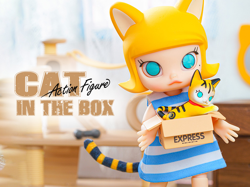 MOLLY Cat in the Box アクションフィギュア - POP MART JAPAN