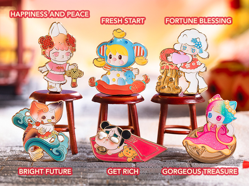 THE YEAR OF TIGER シリーズ ピンバッジ【アソートボックス THE YEAR OF TIGER シリーズ ピンバッジ【アソートボックス