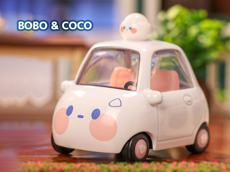 その他 POPMART POPCAR Cute Private Car LABUBU POP MART x HOW2WORK Labubu Cute Private Car Chocolate Secret