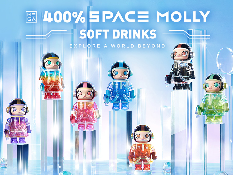 MEGA コレクション 400％ SPACE MOLLY SOFT DRINKS【限定品 