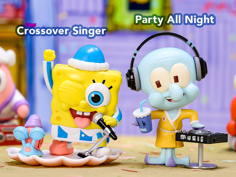 SpongeBob パジャマ パーティー シリーズ【ピース】 - POP MART JAPAN オンラインショップ