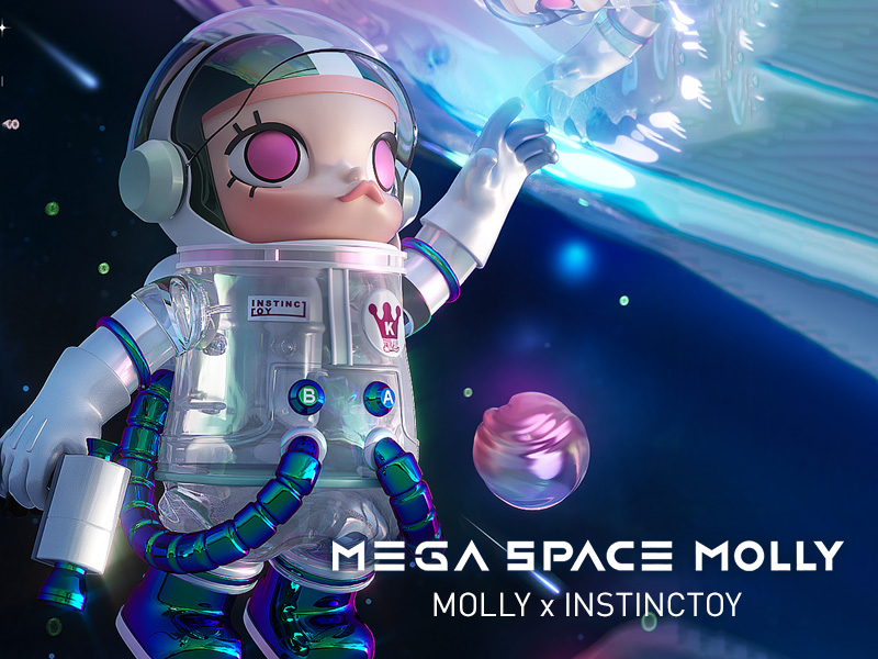MEGA コレクション 400％ SPACE MOLLY × INSTINCTOY【限定品】 - POP MART JAPAN オンラインショップ
