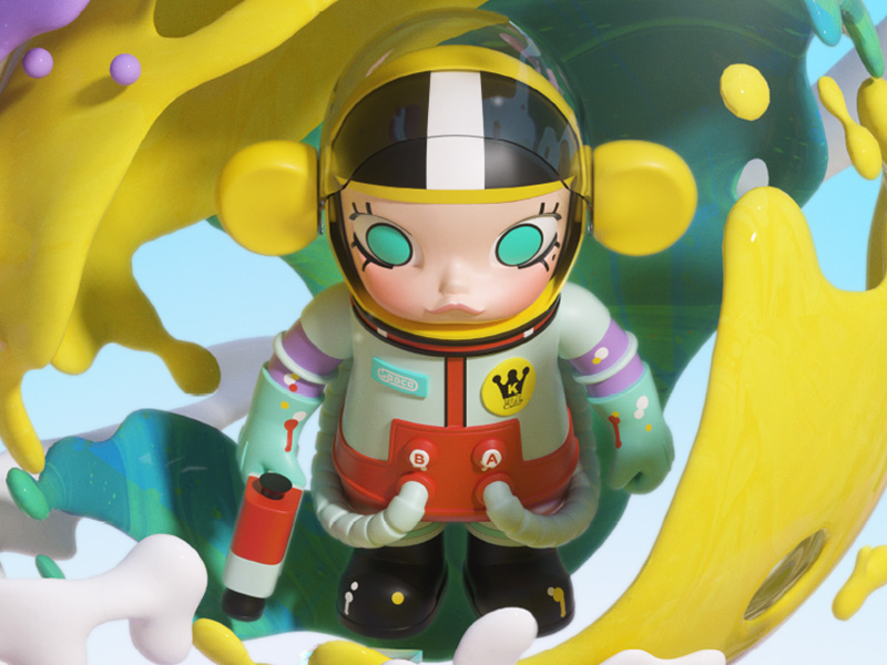 MEGA SPACE MOLLY 400% Little Painter 2021 LIMITED – TOYSEZ