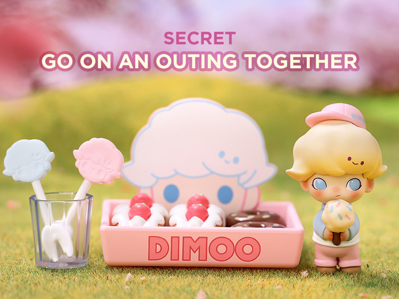 DIMOO 一緒におでかけ シリーズ ピクニックキット【ピース DIMOO 一緒におでかけ シリーズ ピクニックキット【ピース