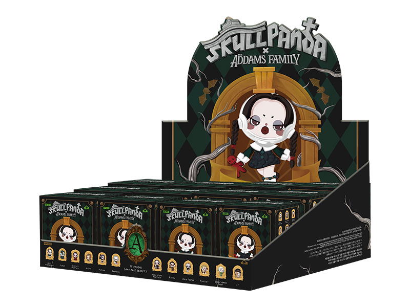 SKULLPANDA × THE ADDAMS FAMILY シリーズ ピンバッジ【アソートボックス】 - POP MART JAPAN  オンラインショップ