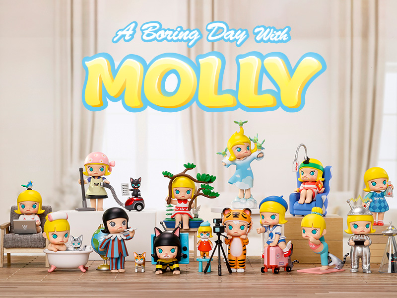 MOLLY のんびりな1日 シリーズ【アソートボックス】 - POP MART JAPAN 