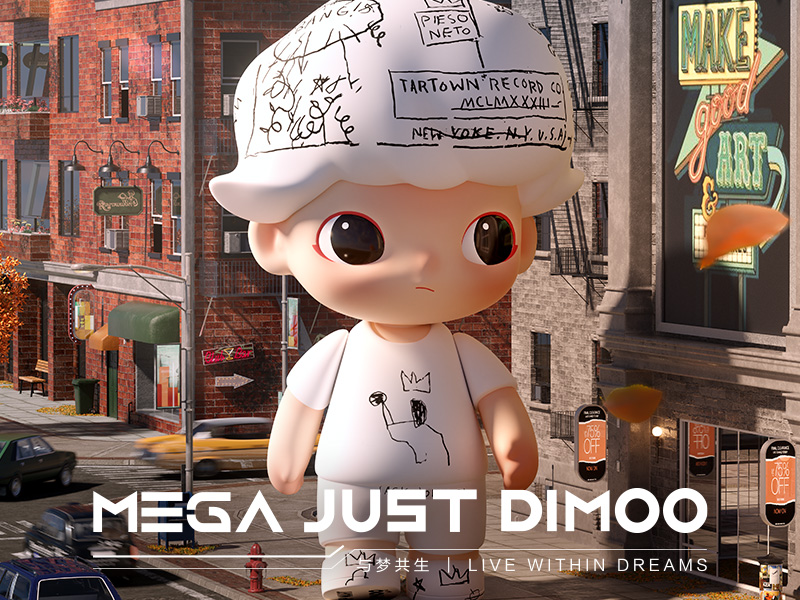 MEGA コレクション 1000％ DIMOO × JEAN-MICHEL BASQUIAT【限定品 